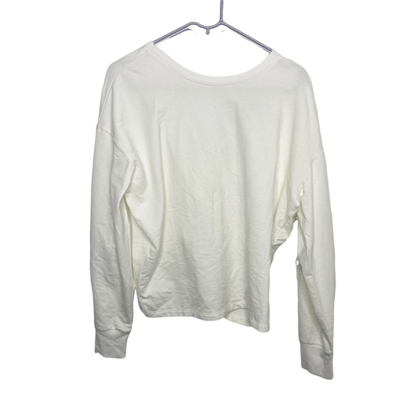 Zella Tops - Zella white sweatshirt twist back